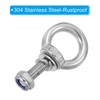 PATIKIL M8 x 25mm Lifting Shoulder Eye Bolts Set of