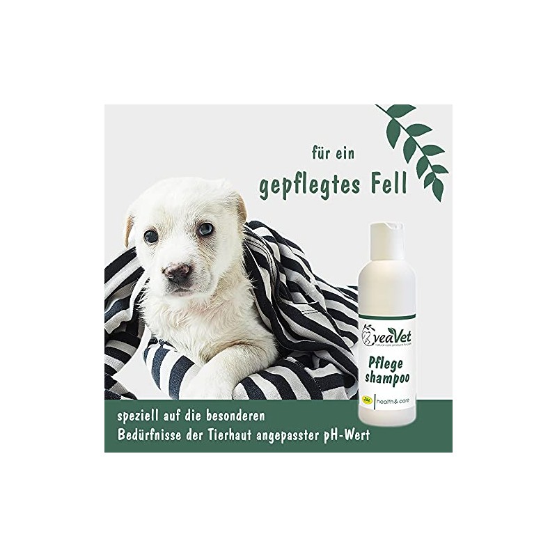 VeaVet Pflegeshampoo 200ml - mildes Shampoo für Hunde & Katzen