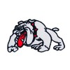 ClickEmb Bulldog Embroidered Iron on Patch Applique Animal Patch Dog