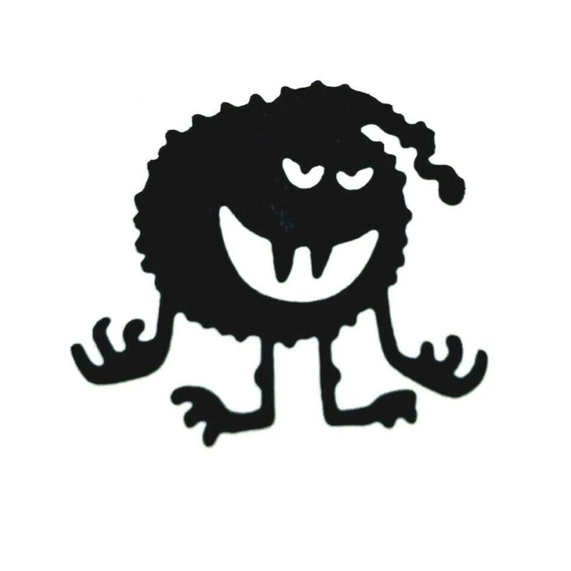Silhouette 9 SILLY! LITTLE MONSTER'S "LIL MONSTER" SILHOUETTE DIE CUT/