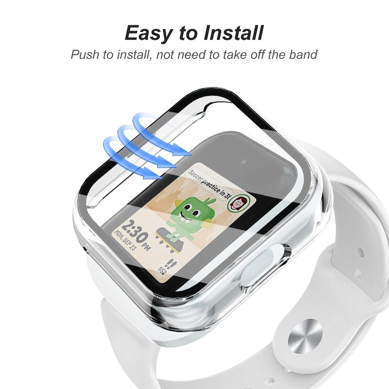 BlackPro Compatible with SyncUp KIDS Watch Screen Protector, Hard PC