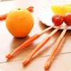 5Pcs Orange Plastic Peeler Remover Multifunctional Easy Open Fast Peeling