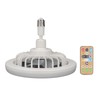 Small Ceiling Fan with Light Remote Control E27 Lamp Holder