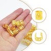 JINTANG 60 pieces hair jewellery gold, dreadlocks jewellery women, hair