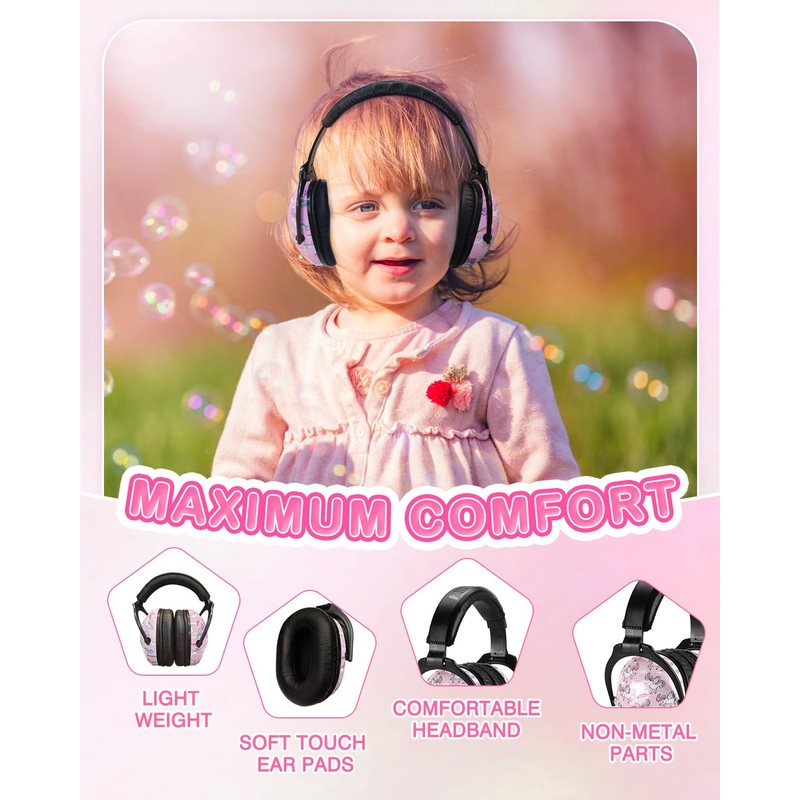 [ZOHAN] 030 Noise Cancelling Earmuffs Kids Noise Isolation Value NRR22dB