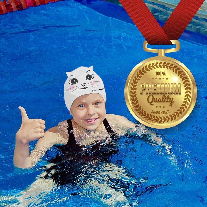 Water Gear Critter Cap - Extremely Durable Swimming Cap for