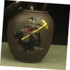 COLLBATH 6pc Ebony Wood Chinese Kung Fu Tea Set Tea