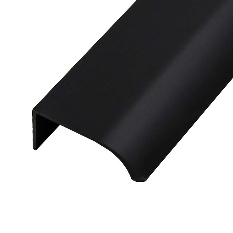 LICTOP 10 Pcs 150mm / 5.91" Flat Black Modern Finger