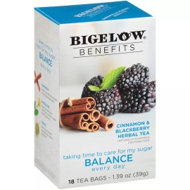 Bigelow Tea 18 Count Variety Pack Individually Wrapped Organic Herbal Green
