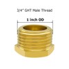 Hooshing 3PCS Garden Hose End Cap Plug 3/4" GHT Male