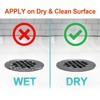 25 Pack Disposable Shower Drain Hair Catcher Mesh Stickers, Clog-Proof