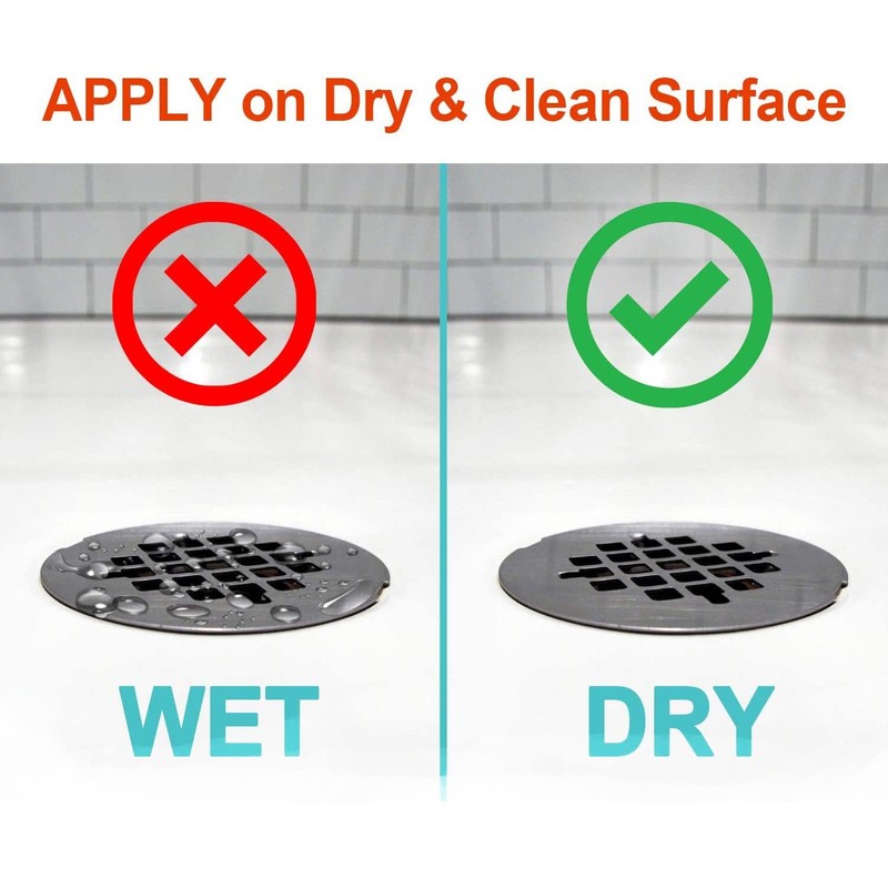 25 Pack Disposable Shower Drain Hair Catcher Mesh Stickers, Clog-Proof