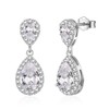 VYYU Silver Drop Earrings for Women - Sterling Silver Earrings,