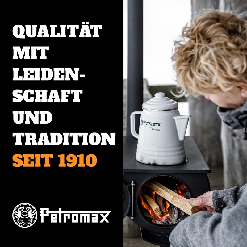 Petromax Tea and Coffee Percolator, Use Indoor/Outdoors for Home Kitchen