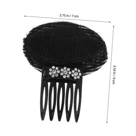 Baluue Rhinestone Flower Hair Comb for Women and Volume Boosting Hair Accessory and Styling Tool