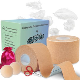 Facial Kinesiology Tapes, Invisible Kinesiotape Body, Facial Kinesiology Tape, Face Tape, Anti-Wrinkle Patches, Face Tape, Boob Tape, Neuromuscular Bandage