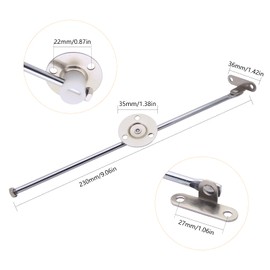 Furniture Cupboard Stainless Steel Lid Support Hinge, Stay Hinge Down Drop Lid Support for Home and Office