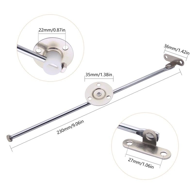 Furniture Cupboard Stainless Steel Lid Support Hinge, Stay Hinge Down