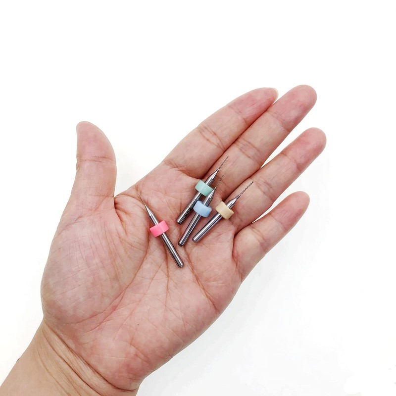 JZK 20 x PCB drill bits 0.1-1.0mm, 0.3-1.2mm micro drill