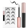 AOMIG Magnetic Eyelashes with Eyeliner Kit, 5 Pairs Natural Look