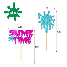 36 piezas de decoración para magdalenas con purpurina, coloridas, pintadas, decoraciones para cupcakes para fiesta de cumpleaños, arte temático, baby shower, suministros para fiesta