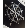 Diamond Etched Products Brilliant ENGRAVED Compass Car Tag Diamond Etched