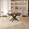 FUSHIAIPTC 30 Inch Metal Table Legs, Heavy Duty Desk Legs