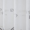 Daliena Net Curtain Kitchen Coffee Motifs Embroidered Bistro Curtain with