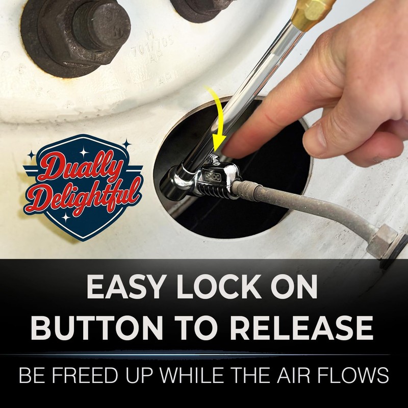 SKÖG Chuck Mates Reach360 Articulating 7-inch Extension for Tire Inflators
