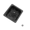 Matte Black Stainless Steel Automatic Cup Rinser Washer Cleaner for