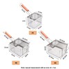 Skingwa Deep Fryer Basket with Handle (#2: 18*20*11cm/7"x7.8"x4.3")