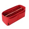 OMYSTYLE Red Slender Medium Organizer Insert, Felt Tote Bag Organizer