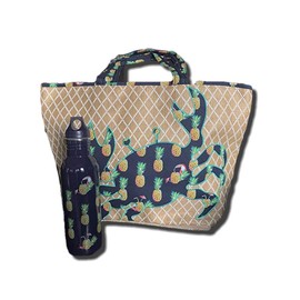 Vera Bradley Beach Tote and Water Bottle (Toucan Party)