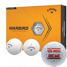 Callaway New Callaway Warbird Trump - Make America Great Again Golf Balls