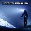 Maíz Linterna Led Minero Tactica Cabeza Recargable Usb Lampara