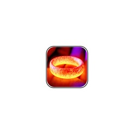 Angyape Venus Orb Glow Resin Ring - Luminous Glow in Dark, Cute Simple Aesthetic for Women & Men Jewelry Gifts (Orange 7)