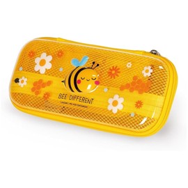 KKTONGXI Pencil Case, EVA Pencil Case 2 Compartments and Pen Holder Inside, Inner Compartment with Mesh Fabric, Zip Pencil Case Pencil Bag for School & Office 23 x 11 x 5 cm