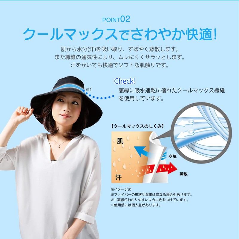 COOL Collapsible UV Sun Hat with Border