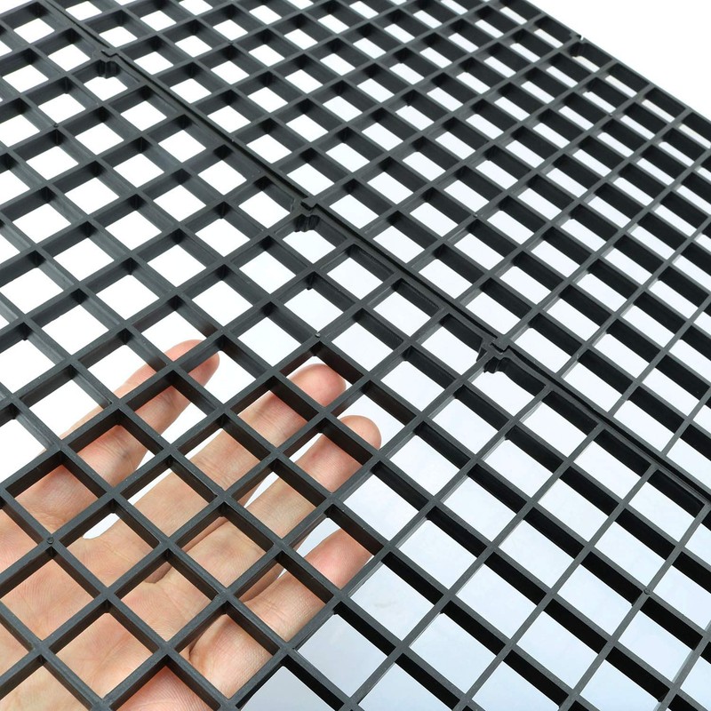 RLECS 2pcs 30cm x 15cm Plastic Grid Divider Tray Egg