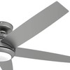 Hunter Fan 52 Inch Casual Matte Silver Finish Indoor Ceiling