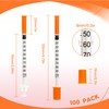 1ml/cc 31G 1/4 Inch Syringes, Disposable Syringe, Individual Wrapped, Box