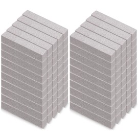 100 Pack Pumice Stone for Toilet Cleaning Bowl Stick Toilet Pumice Scouring Pad Pumice Stick Cleaner for Toilet, Bathtubs, Bathroom, Kitchen Sink, Pool, Grill, 5.9 x 1.37 x 0.98 Inch