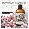 HIQILI Cherry Blossom Fragrance Oil, Floral Perfume Oil, Candle Scents