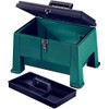 Step N Store, Step Stool Tool Box 20" Garden Green