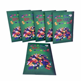 CMC imports Pack of 6 Wonder Bags Party Bags Guest Gift Children's Birthday Gift Bags Girls and Boys Filled with Toys / 6 Designs to Choose From (Building Blocks Fire Brigade)