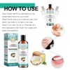 Enjuague bucal con aceite de coco y sabor a menta,