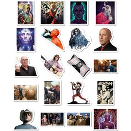 Stickers 20 Pcs Per Pack Maynard Waterproof James Vinyl Keenan Colorful Aesthetic Laptop Skateboard Bike Bumper Car Guitar Water Bottle Luggage