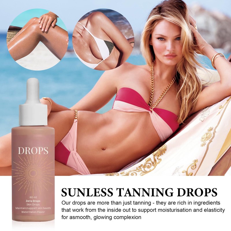 Tanning Drops Soothe,Sunless Tanning Drops Moisturizing,Long Lasting,Enhancing Your Natural Skin