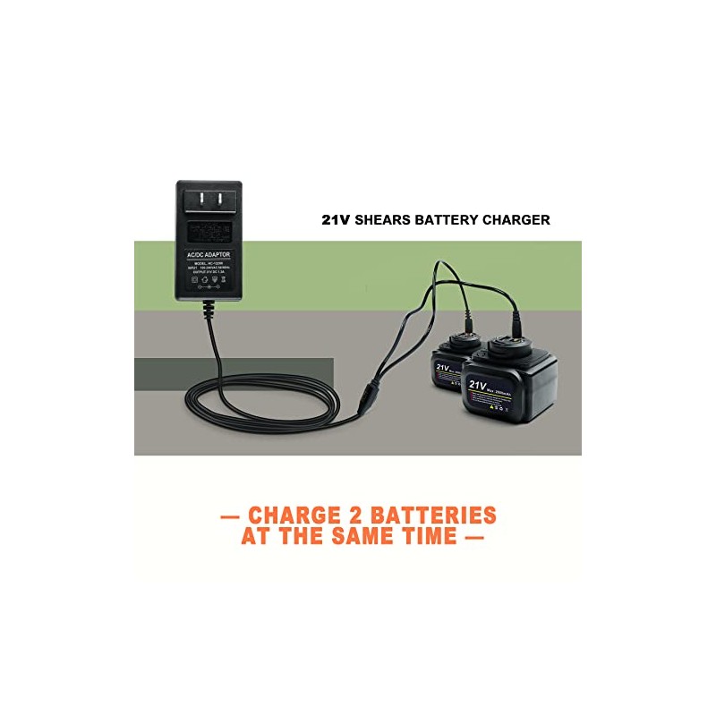 T TOVIA Battery Charger AC/DC Power Adapter for GPS51 21V