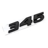 Pair Set 345 Passenger & Driver Side Emblems 3D Badge
